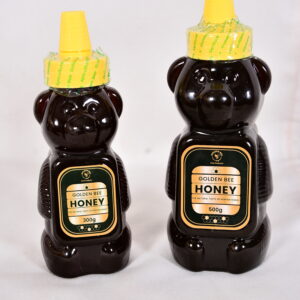 Golden Bee Plastic Teddy Bear Jar - Image 2